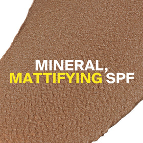 Supergoop MatteScreen neutral tint blends evenly across skin tones.