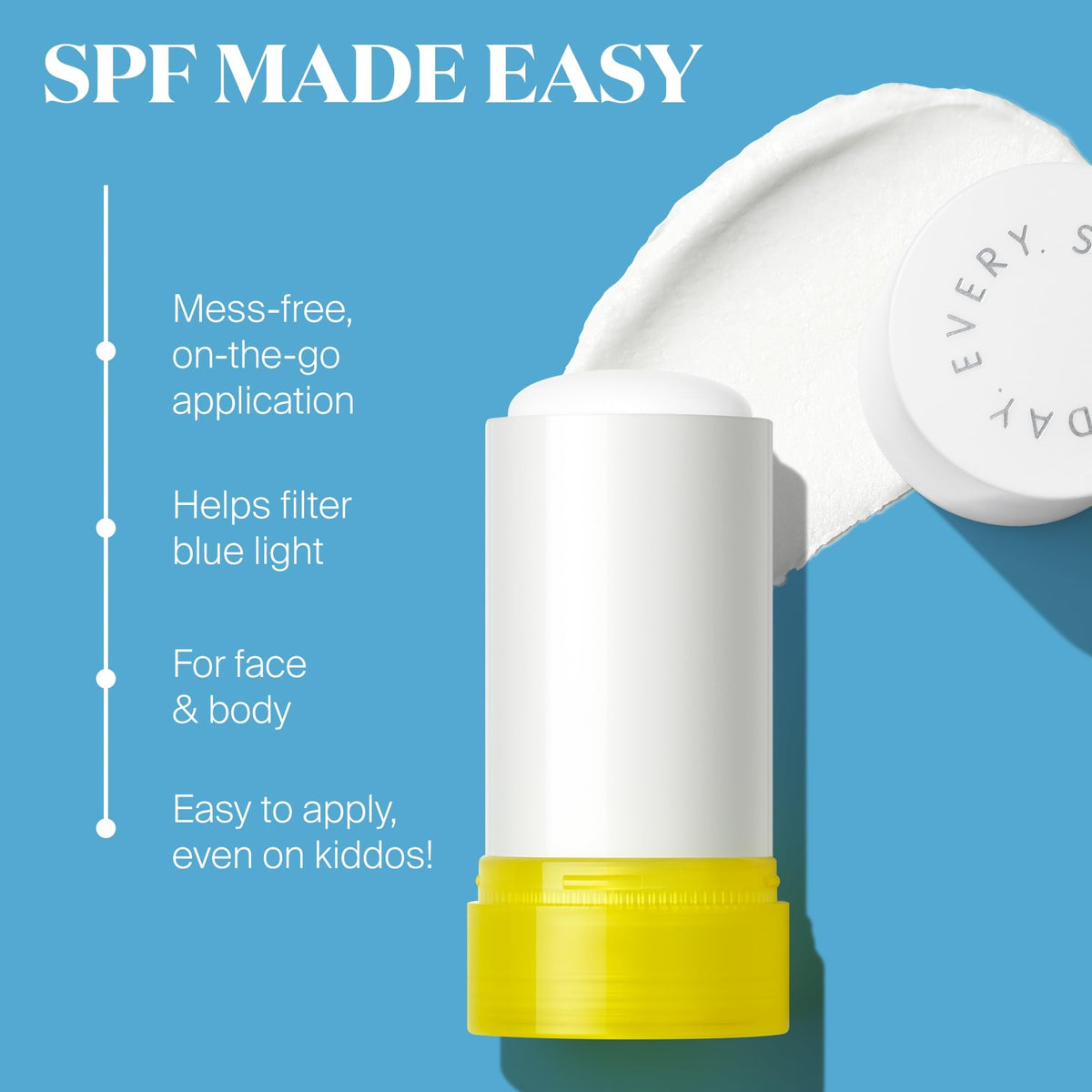 Easy reapplication with the Mineral Sheer Stick SPF 30 on the go.