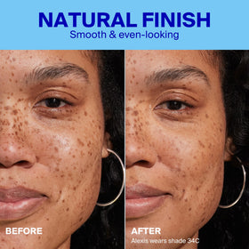 Supergoop Protec-tint swirl on skin demonstrates smooth, even tone.