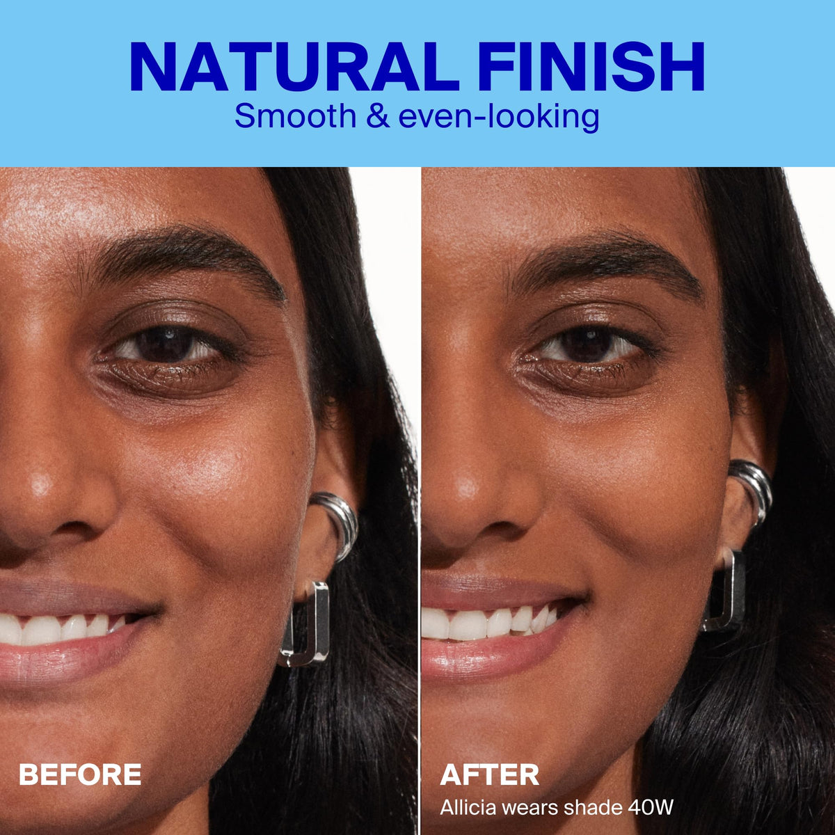 Supergoop Protect tint cream blend on skin demonstrates immediate smoothness.