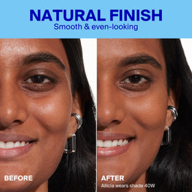 Supergoop Protect tint cream blend on skin demonstrates immediate smoothness.