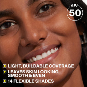 Supergoop Protect tint texture swirl highlights blendable, natural-looking coverage.