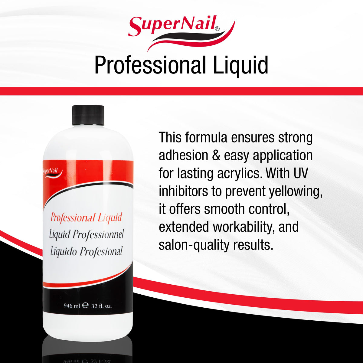 SuperNail Nail Liquid adhesion strong with powder for durable nails