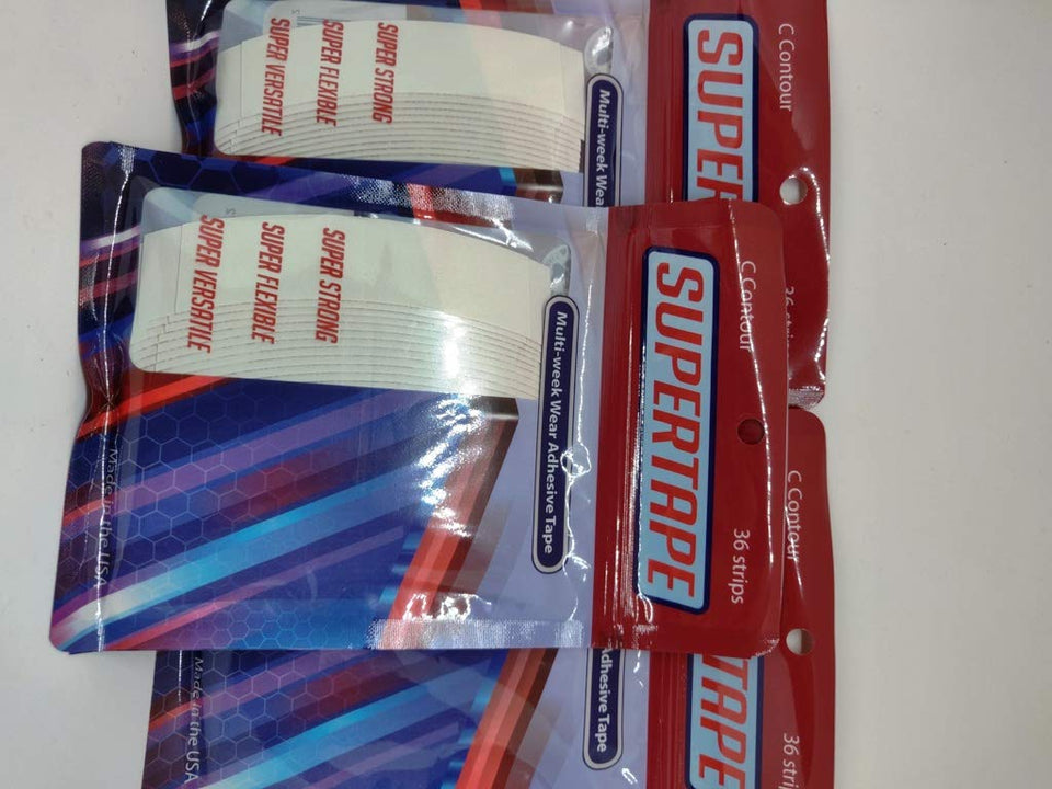 Supertape Contour C pack 108 pieces for secure lace systems, lightweight and versatile.