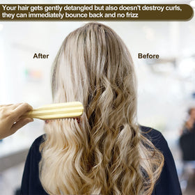 SUPERWASH PLUS wide-tooth comb for frizz control and even distribution.