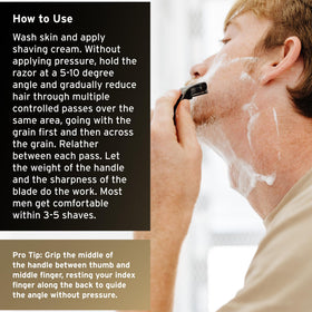 Supply eight Japanese injector blades extend your shaving routine with ready-to-use sharpness.