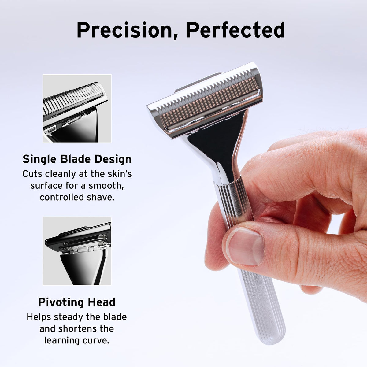 Supply Single Edge Max Razor includes 8 blades for many shaves.