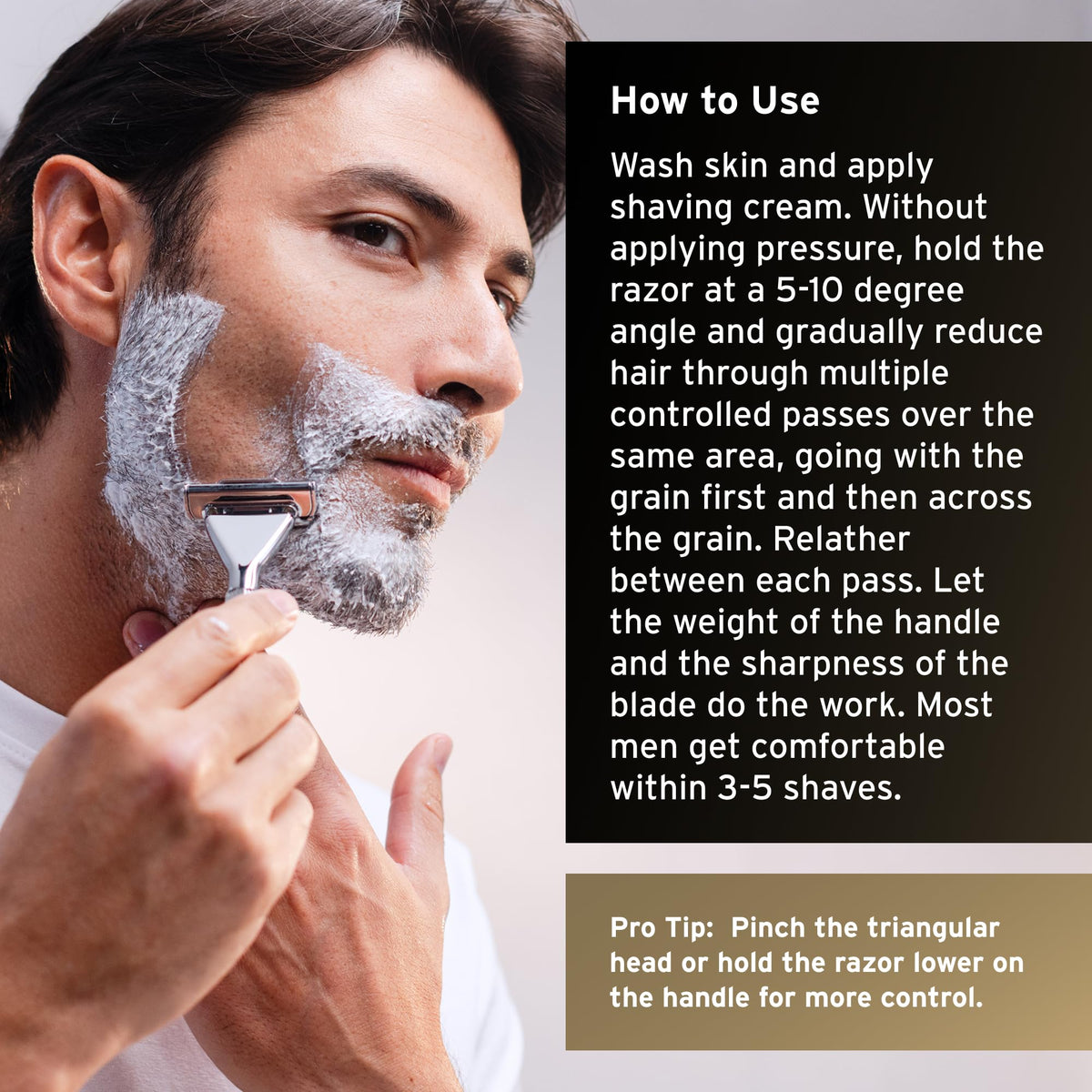Supply Single Edge Max delivers a close shave with proper technique.