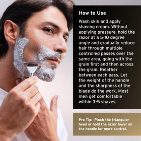 Supply Single Edge Max delivers a close shave with proper technique.