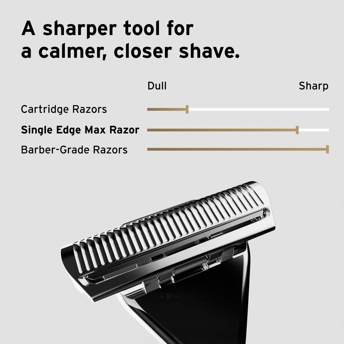 Supply Magnetic blade reload guides blades safely into place.