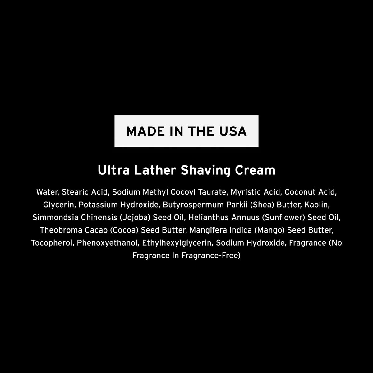 Supply Ultra Lather Shaving Cream travel-ready jar for grooming anywhere