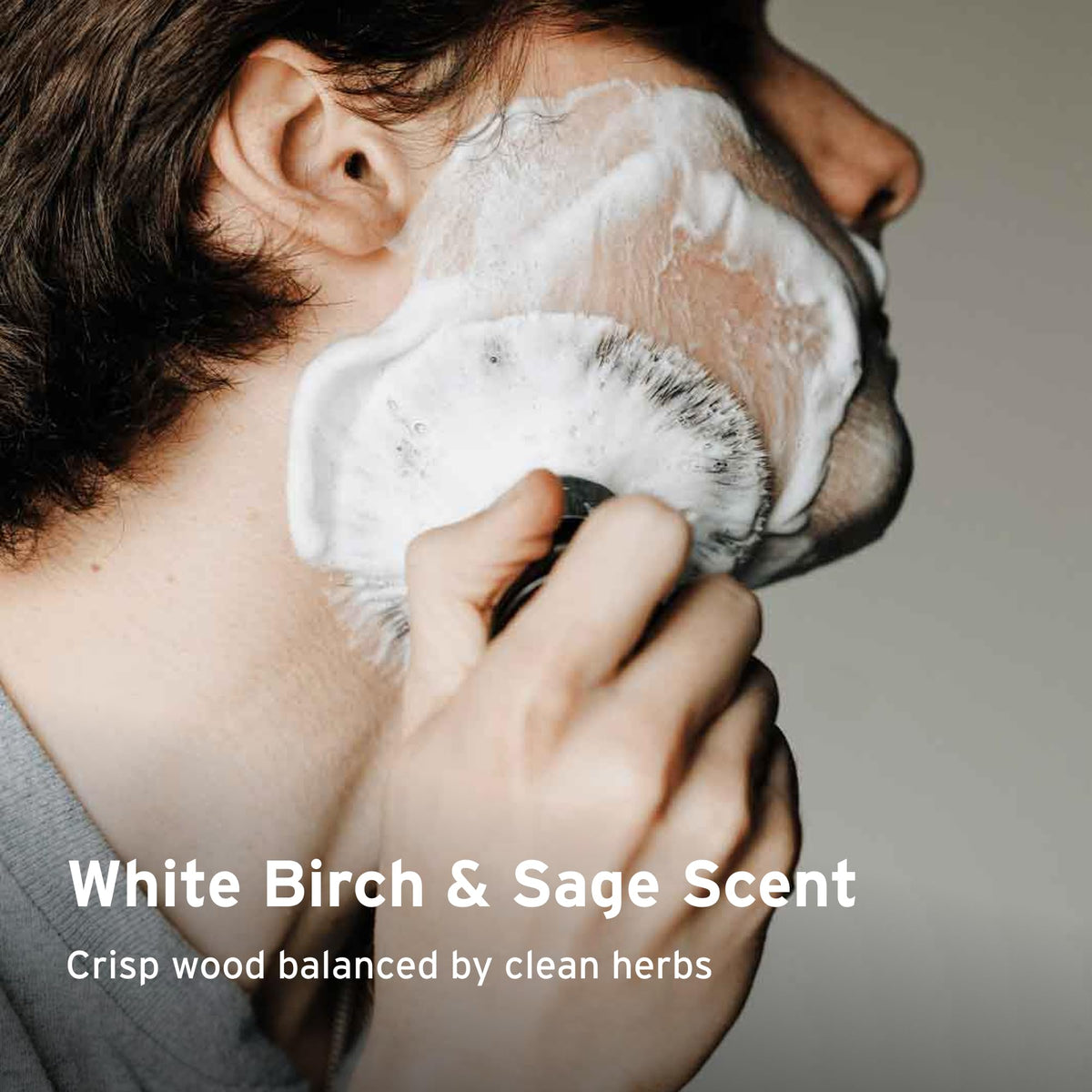 Supply Ultra Lather Shaving Cream with brush for denser lather