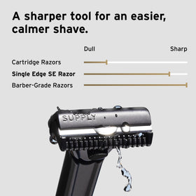 Supply weight-forward handle design for stable grip and accurate passes.