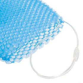 Supracor Spa Bath Mitt in shower demonstrates easy cleansing and exfoliation