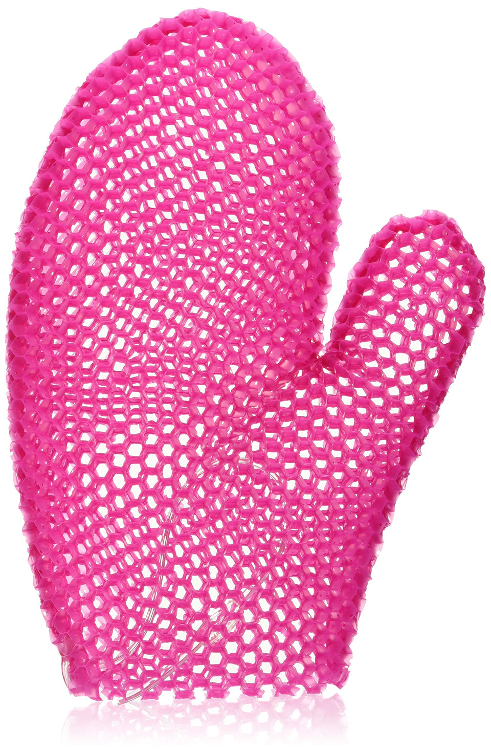 Supracor Stimulite Bath Mitt magenta top view for exfoliating cleanse