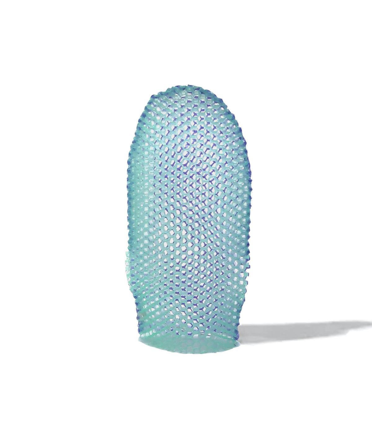 Supracor Stimulite bath mitt lavender soft close-up for gentle cleansing and exfoliation.