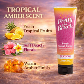 Bottle dispense area of Supre Snooki Pretty As A Beach bronzer