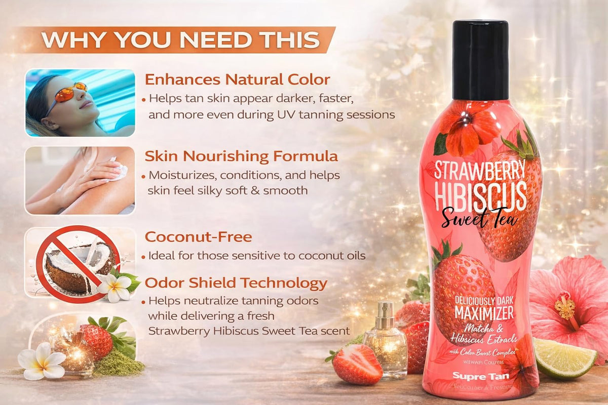 Odor Shield technology icon indicating reduced scent after tanning with Supre