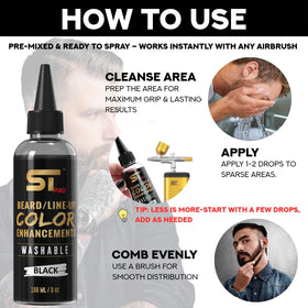 Supreme Trimmer Airbrush Beard Density enhances fullness with precise, believable line work.