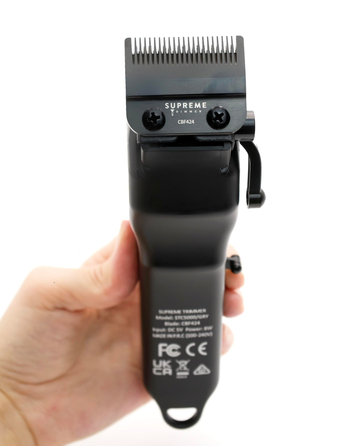 Supreme Trimmer Charging stand and USB charger included for travel