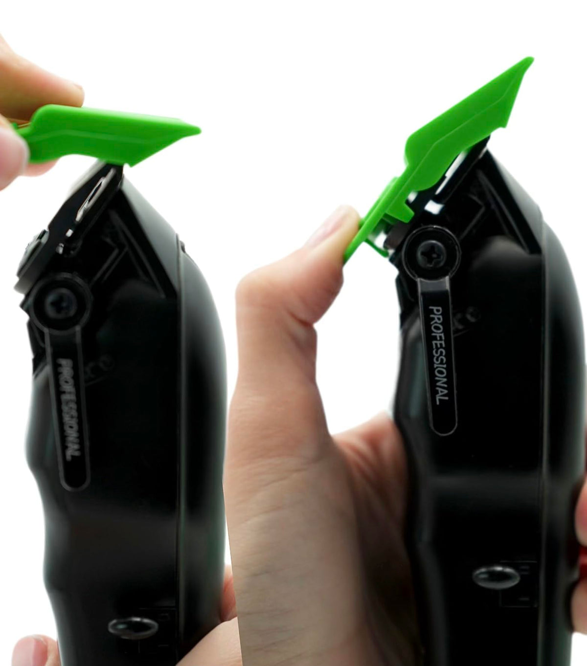 Close-up of durable ABS and metal construction on CMG100 guards