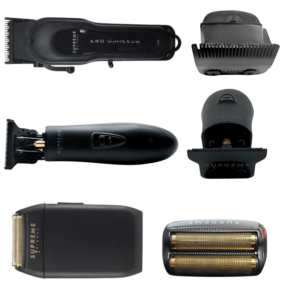 Supreme Trimmer Full Barber Set with accessories for complete grooming
