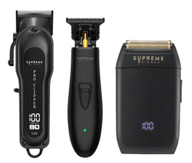 Supreme Trimmer Pro Clipper Lite charging setup supports long cordless use