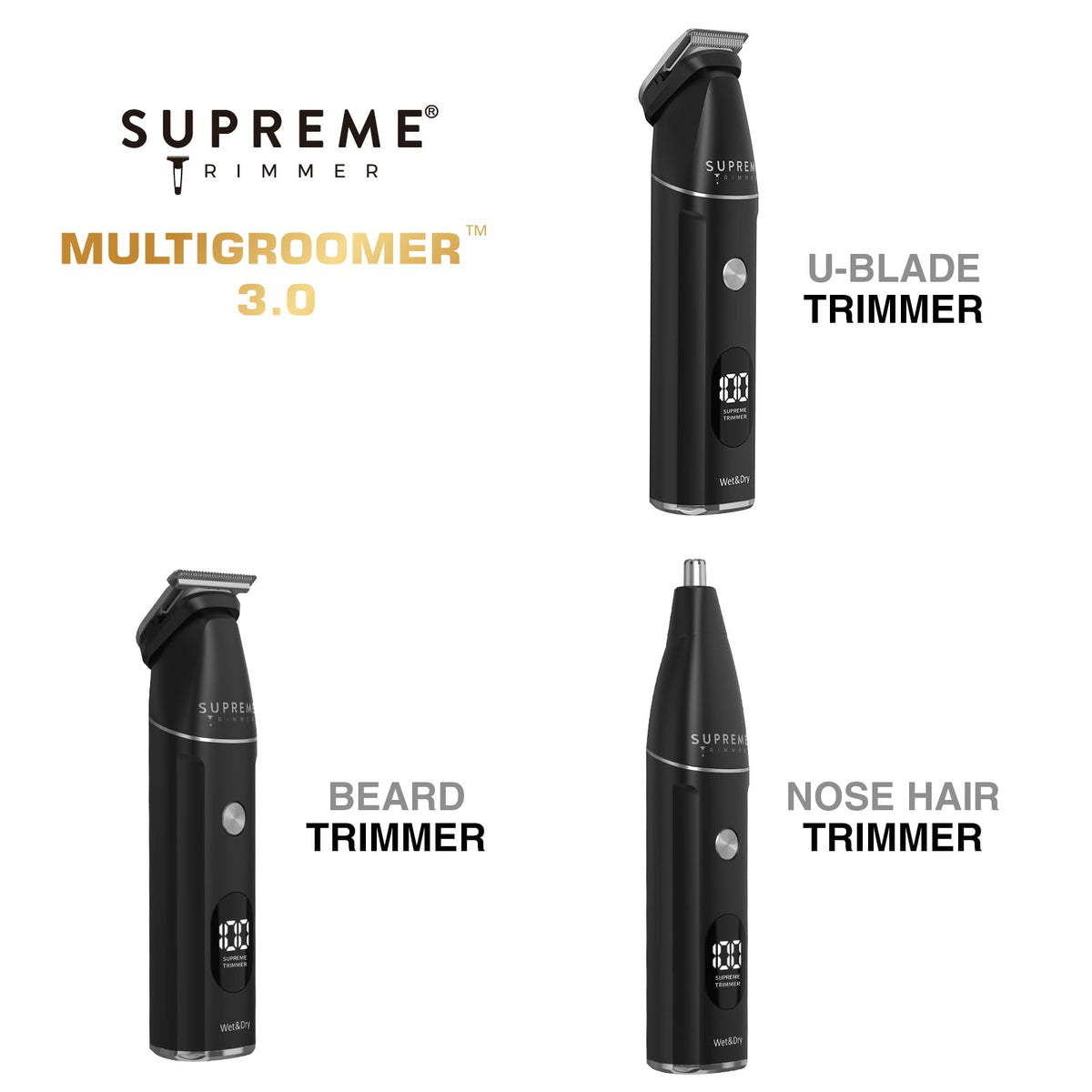 Supreme Trimmer SMG3030 U-Blade detail for sharp lines and clean detailing