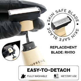 Supreme Trimmer Testii STH120 USB-C charging highlights fast power for longer sessions.