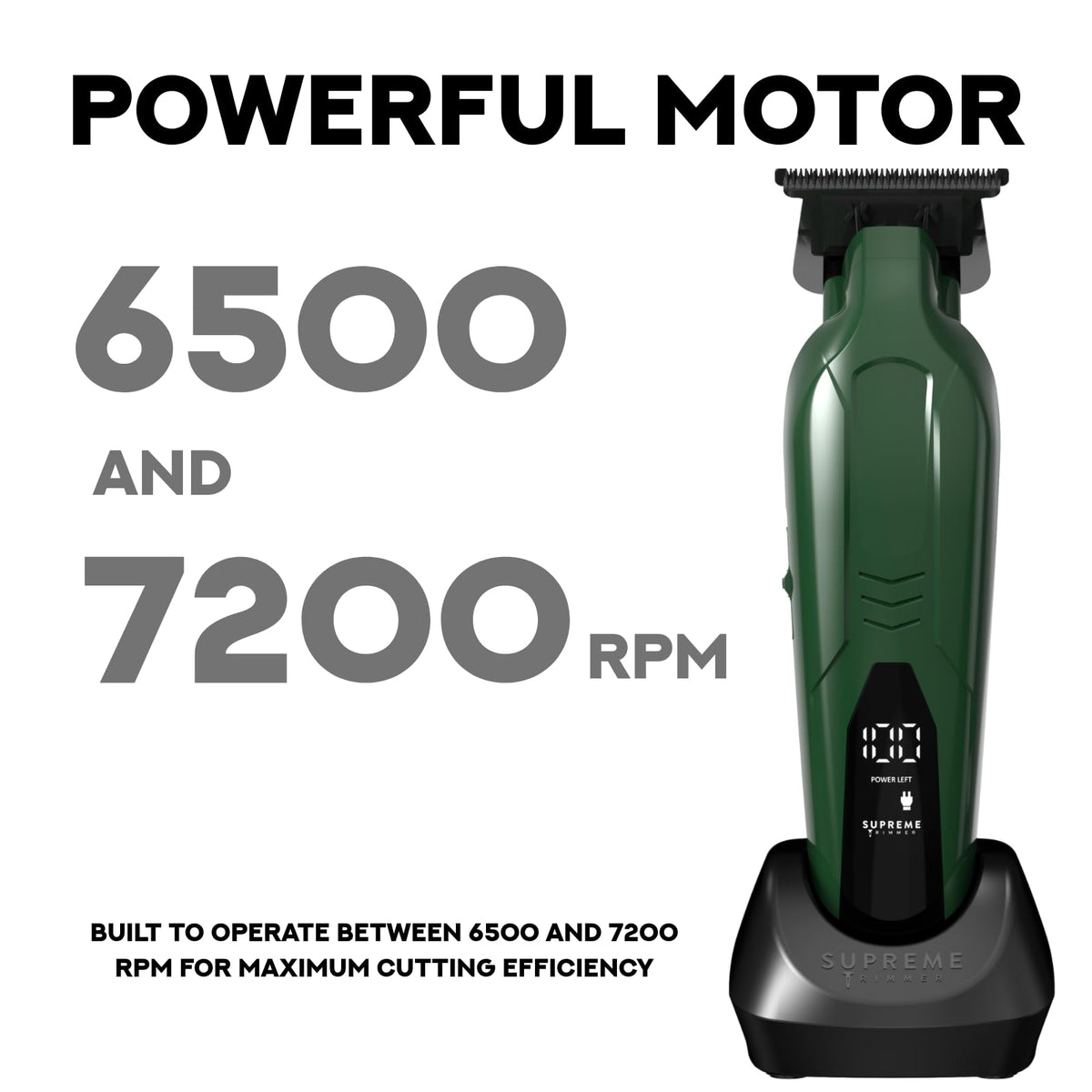 Vader Lite cordless runtime up to 120 minutes for uninterrupted sessions.