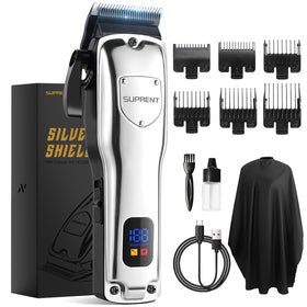 Suprent cordless clipper with LED display shows battery life clearly