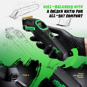 SUPRENT FANGS dual-mode lever enables structured fades and flexibility