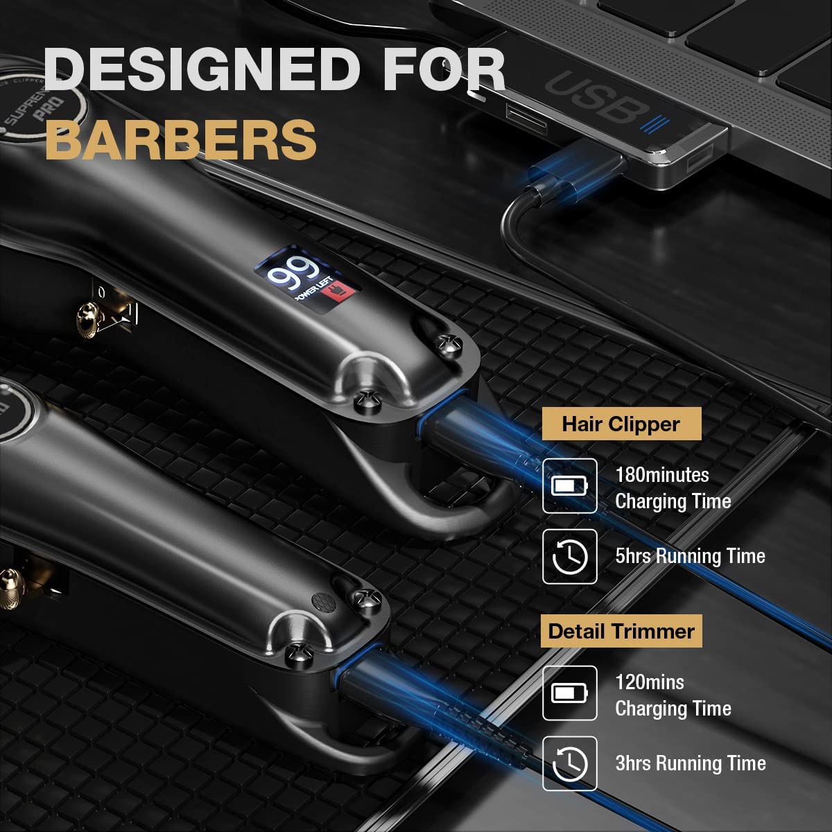 SUPRENT PRO carbon steel blades deliver fast, comfortable trims