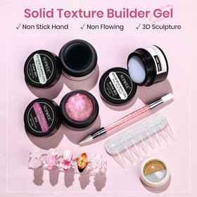 SUPWEE 3D Sculpting Gel Milky White for smooth sculpting at home.