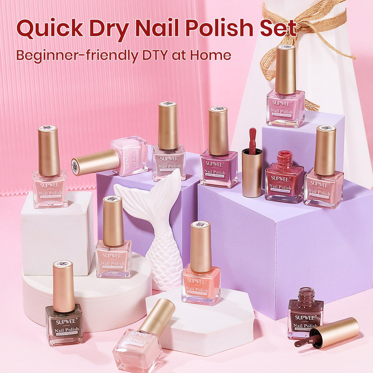 SUPWEE at-home manicure setup supporting DIY beauty routines