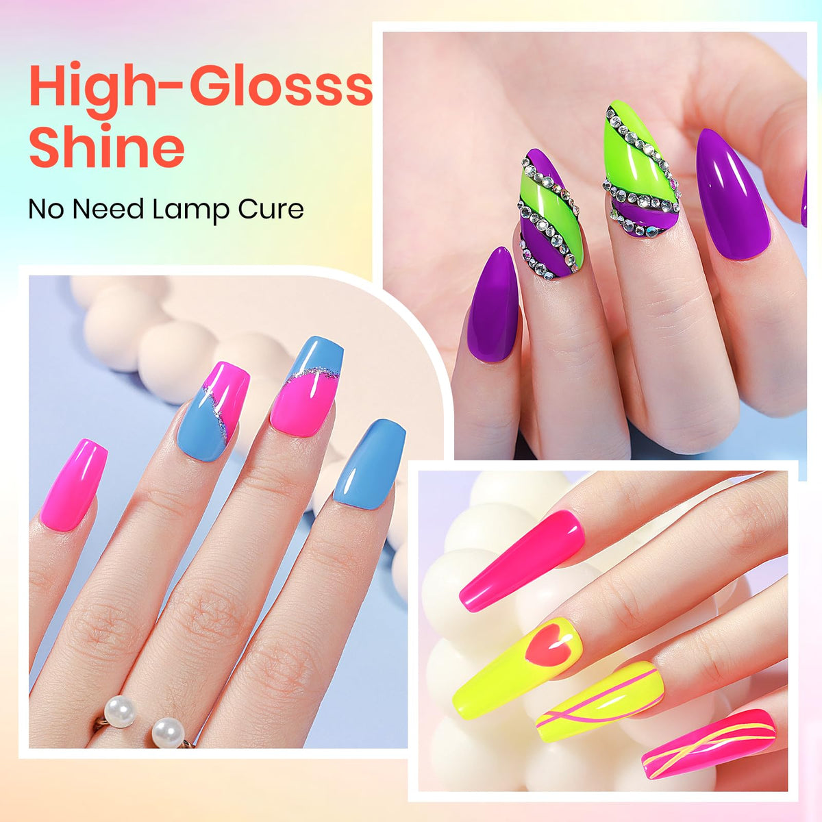SUPWEE Bright Neon purple shade swatch for vibrant coverage.