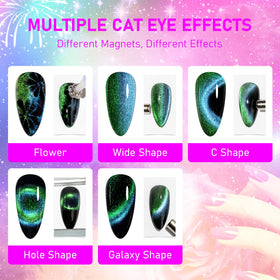 SUPWEE Cat Eye gel bottle closeup highlights rich color and glossy finish.