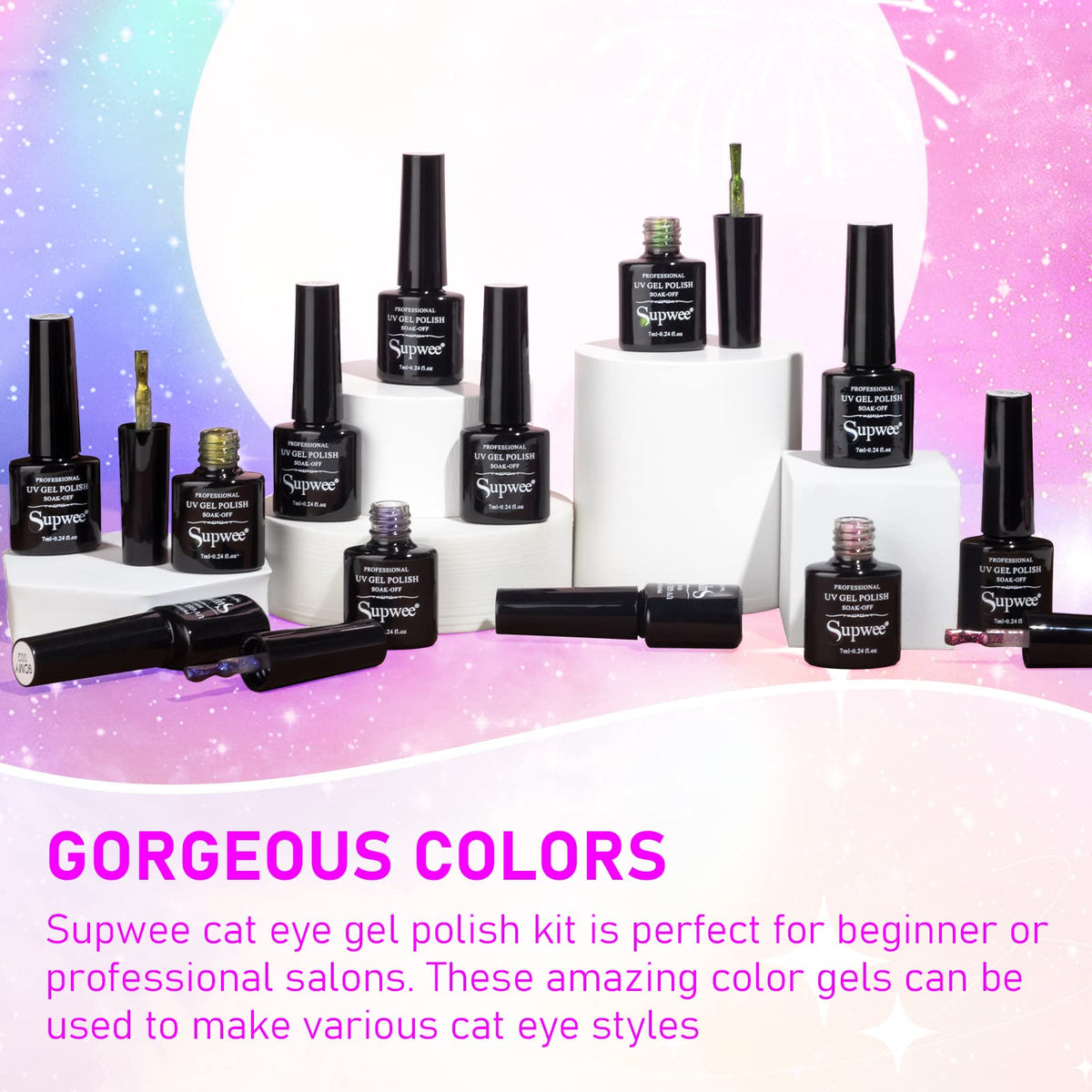 SUPWEE gift box makes a thoughtful present for nail art lovers.
