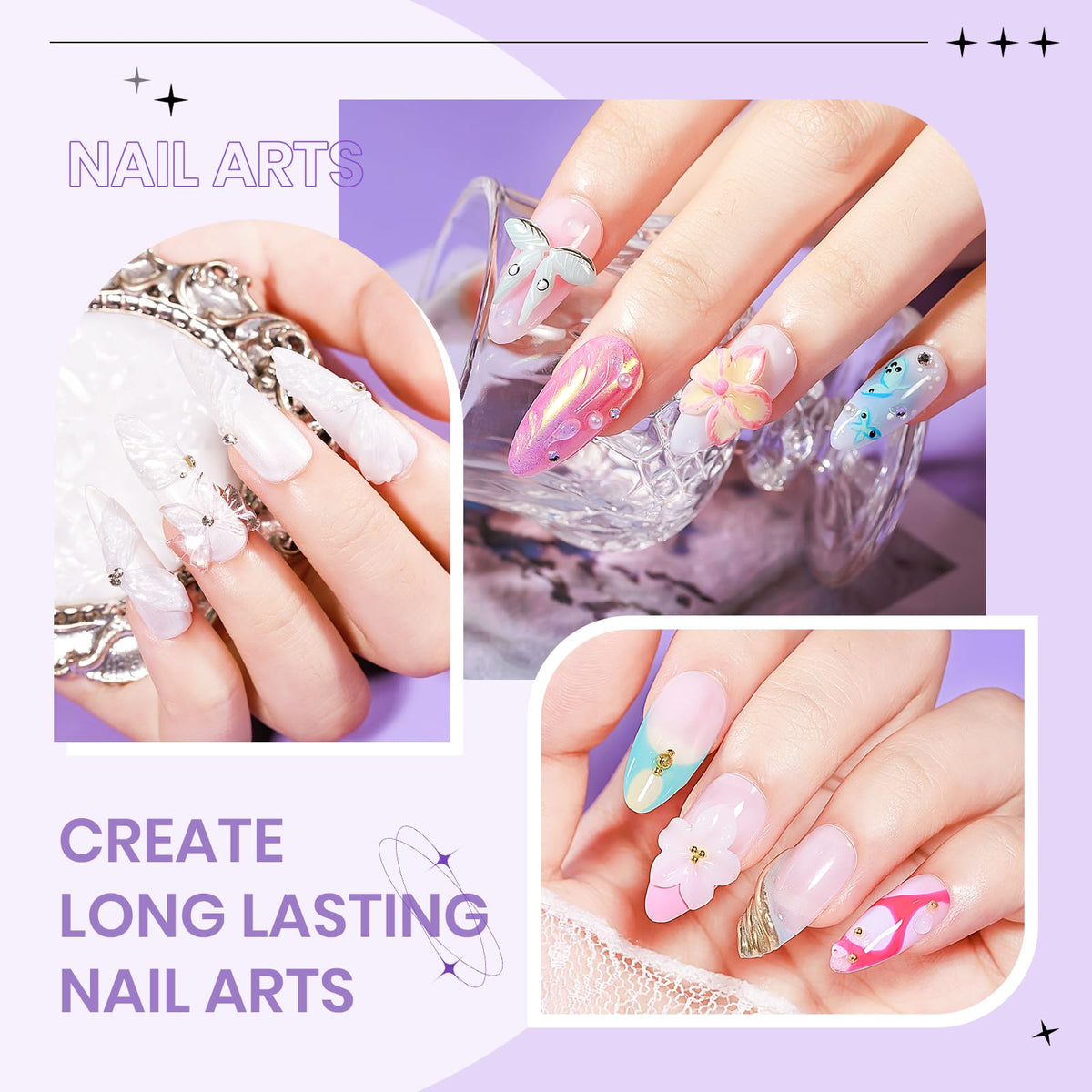 SUPWEE chrome gold powder for luxe metallic nail details.