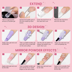 SUPWEE at-home nail art setup with kit, ready for DIY nails.