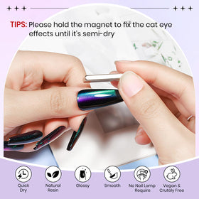 SUPWEE magnetic cat-eye color-05 provides quick-dry with magnet guidance