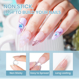 SUPWEE 36-piece nail extend molds for various nail shapes
