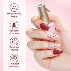 SUPWEE nails on hand staged for an office-to-evening look