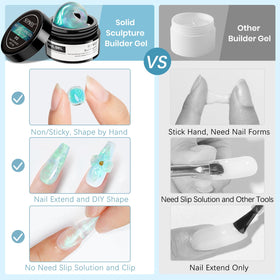 SUPWEE Green Aurora gel adds vibrant dimension to nails