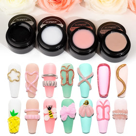 SUPWEE Solid Builder Gel color collection offers multiple looks.