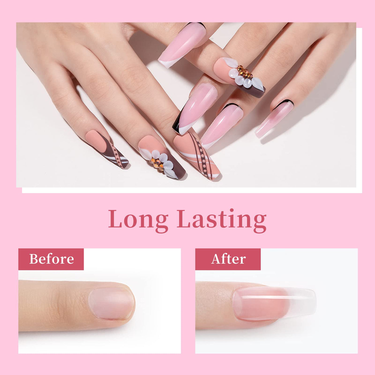 Supwee gel for carved nail art and decorating ideas