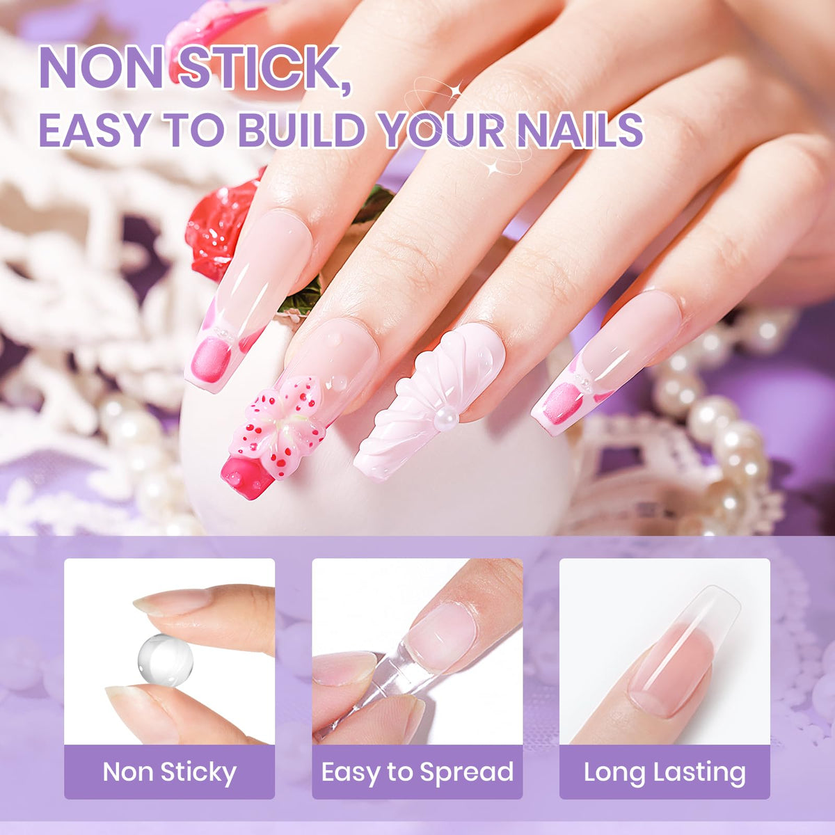 SUPWEE solid mold gel kit with tools for precise sculpting.