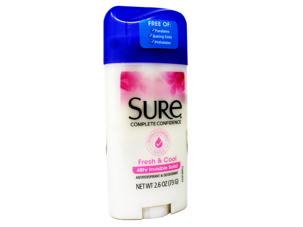 Sure clear invisible formula dries without residue