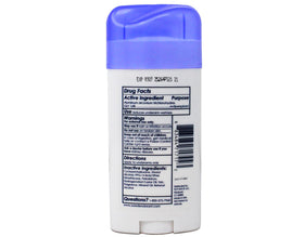 Sure invisible solid unscented application close-up shows smooth glide.