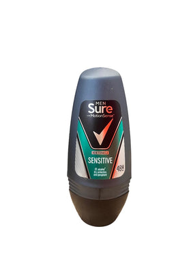Sure Men Sensitive Roll-On bottle for gentle, everyday protection